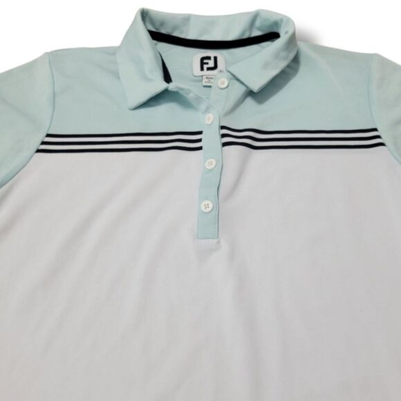 Footjoy Shirt Size Small Sm Women's Footjoy Golf Polo Shirt Summer Golfing Shirt - Picture 3 of 7